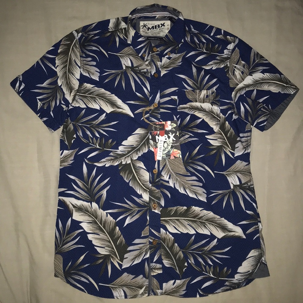 MBX Original Denim Wear Hawaiian Shirt